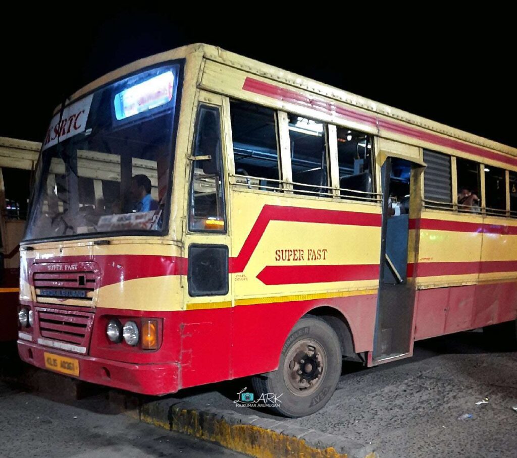 KSRTC RPK 165 Thiruvananthapuram - Vagamon - Kattappana Bus Timings