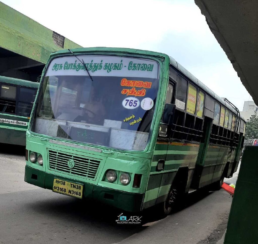 TNSTC TN 38 N 3168 Coimbatore to Sathyamangalam Bus Timings