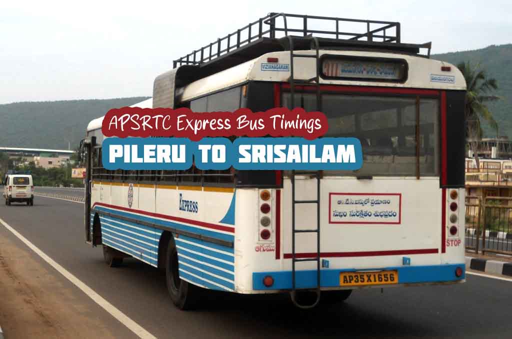 APSRTC Express Pileru to Srisailam Bus Timings