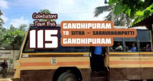 Coimbatore Town Bus Route 115 Gandhipuram to Gandhipuram Bus Timings