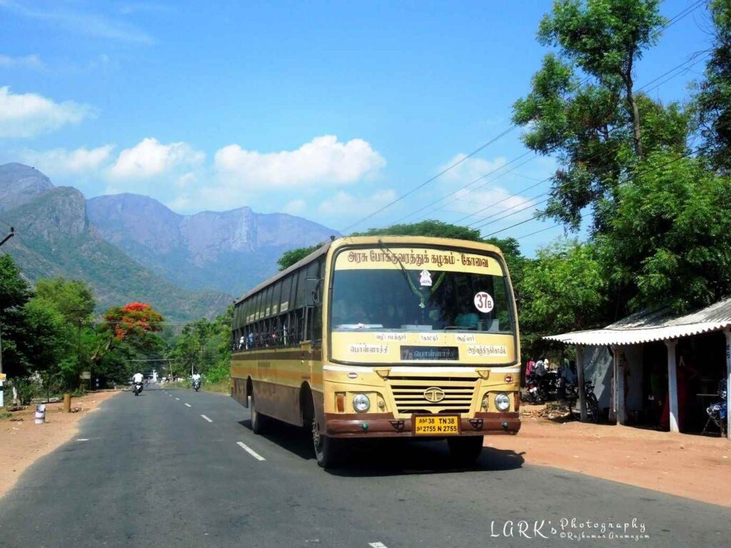 TNSTC Bus Timings from Kinathukadavu Bus Stand