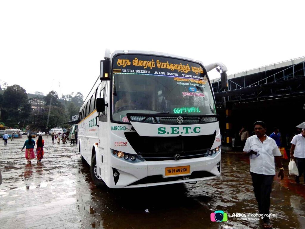 TNSTC Bus Timings from Marthandam Bus Stand