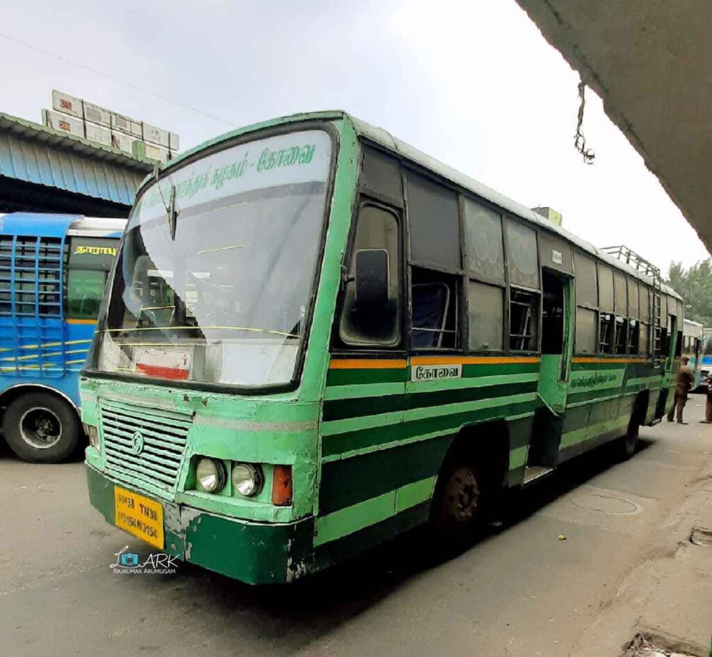 TNSTC TN 38 N 3154 Coimbatore to Pethappampatti Bus Timings