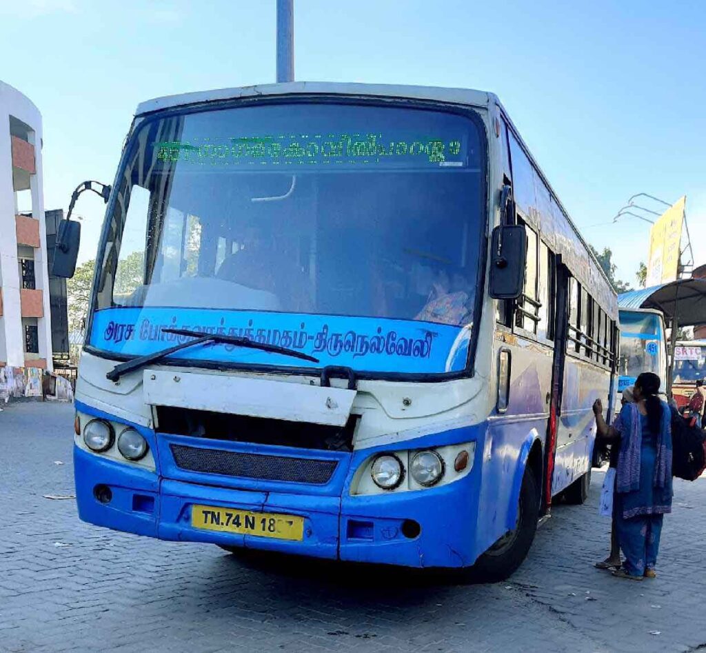 TNSTC TN 74 N1892 Thiruvananthapuram to Manavalakurichi Bus Timings