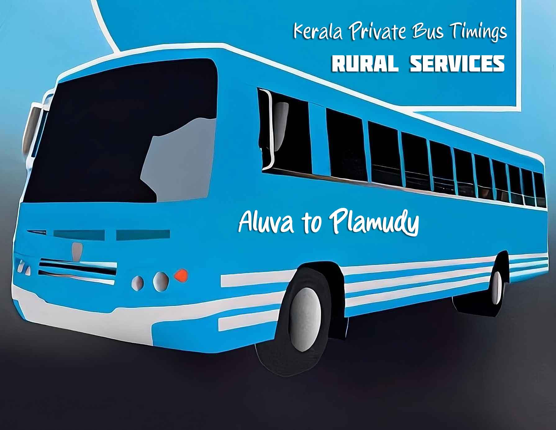 Aluva to Plamudy Bus Timings