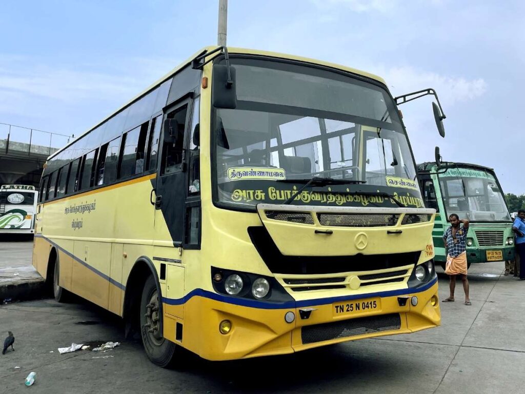 Chennai to Tiruvannamalai Bus Timings - TNSTC TN 25 N 0415