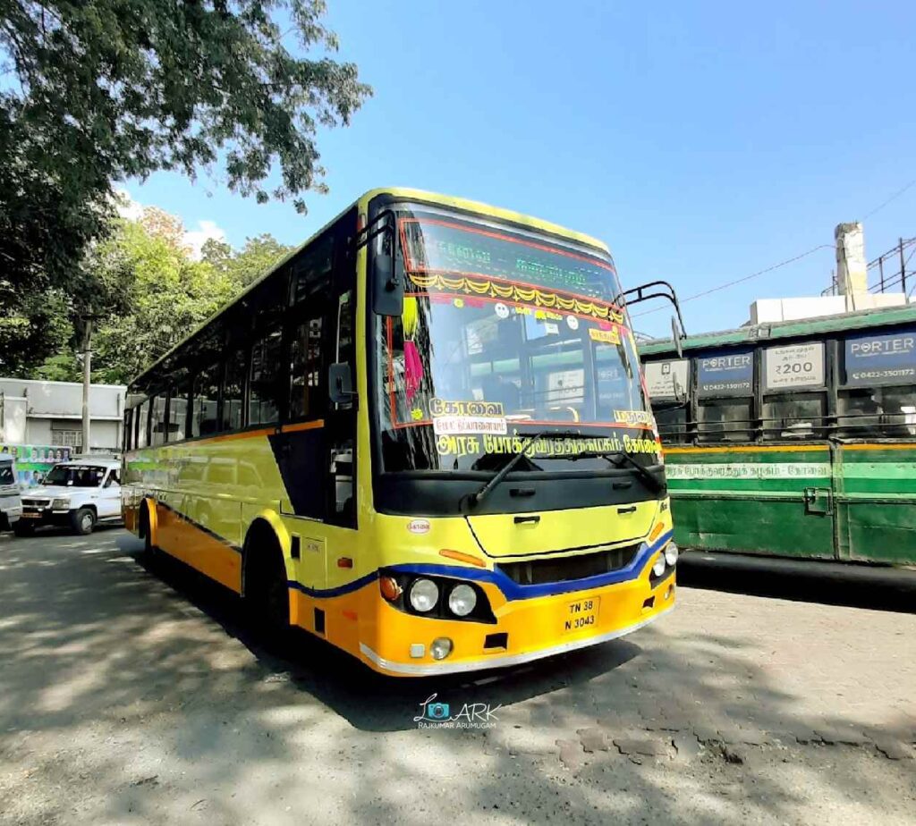 TNSTC TN 38 N 3043 Mettupalayam to Madurai Bus Timings