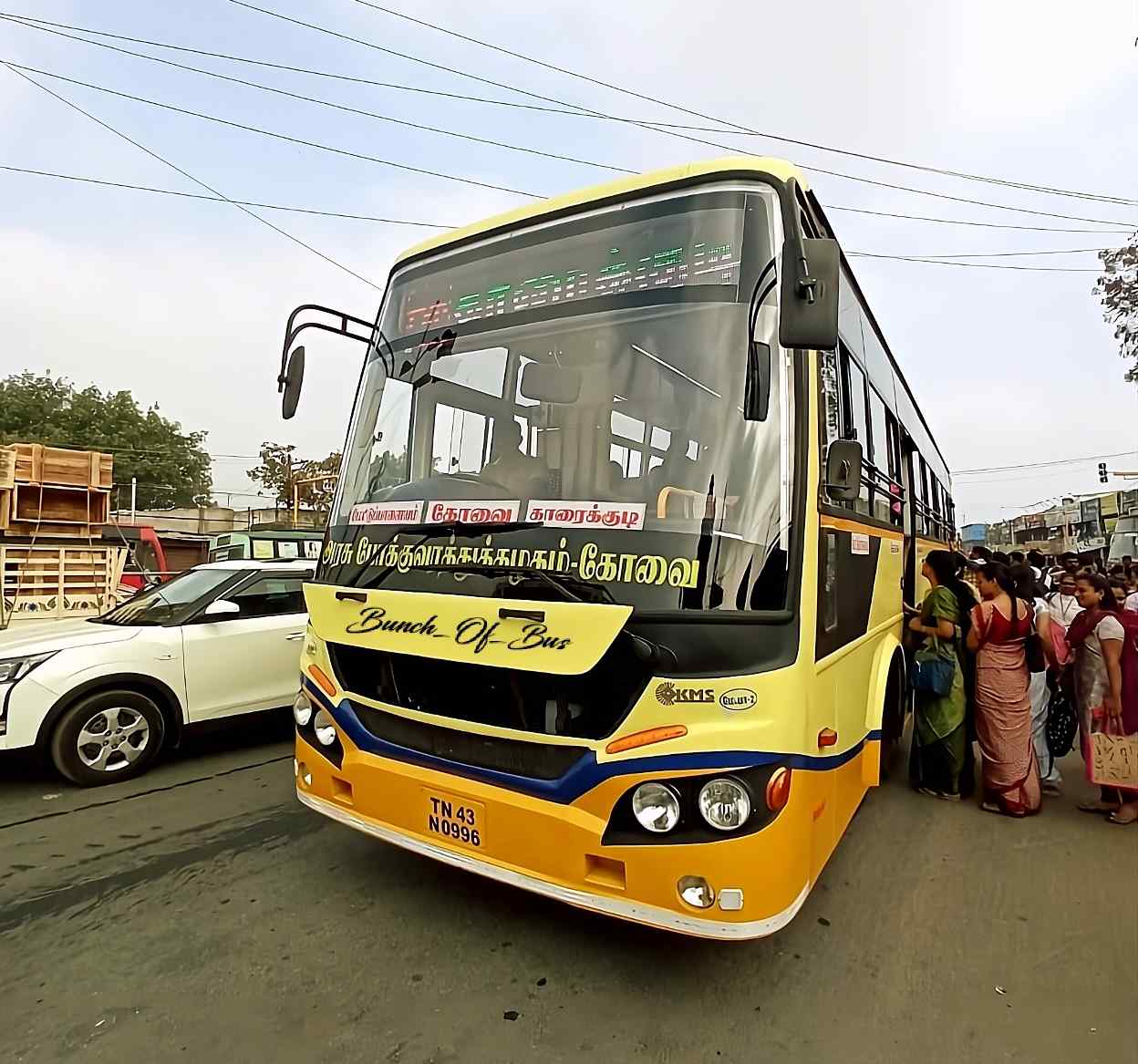 TNSTC TN 43 N 0996 Mettupalayam to Karaikudi Bus Timings