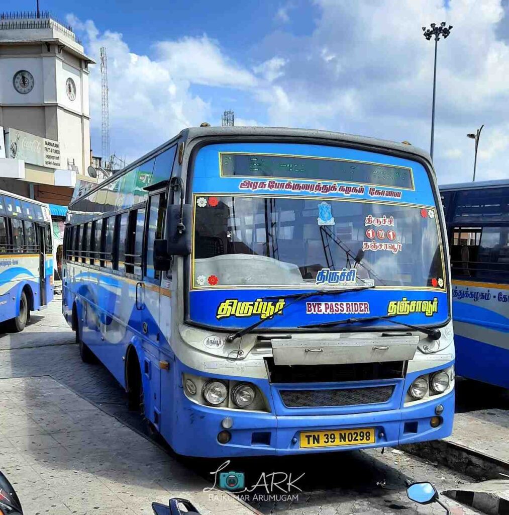 TNSTC Bus Timings from Thanjavur Bus Stand