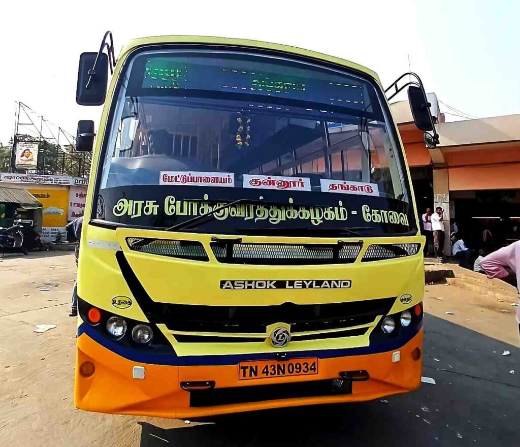 Thangadu to Mettupalayam Bus Timings TNSTC N 0934