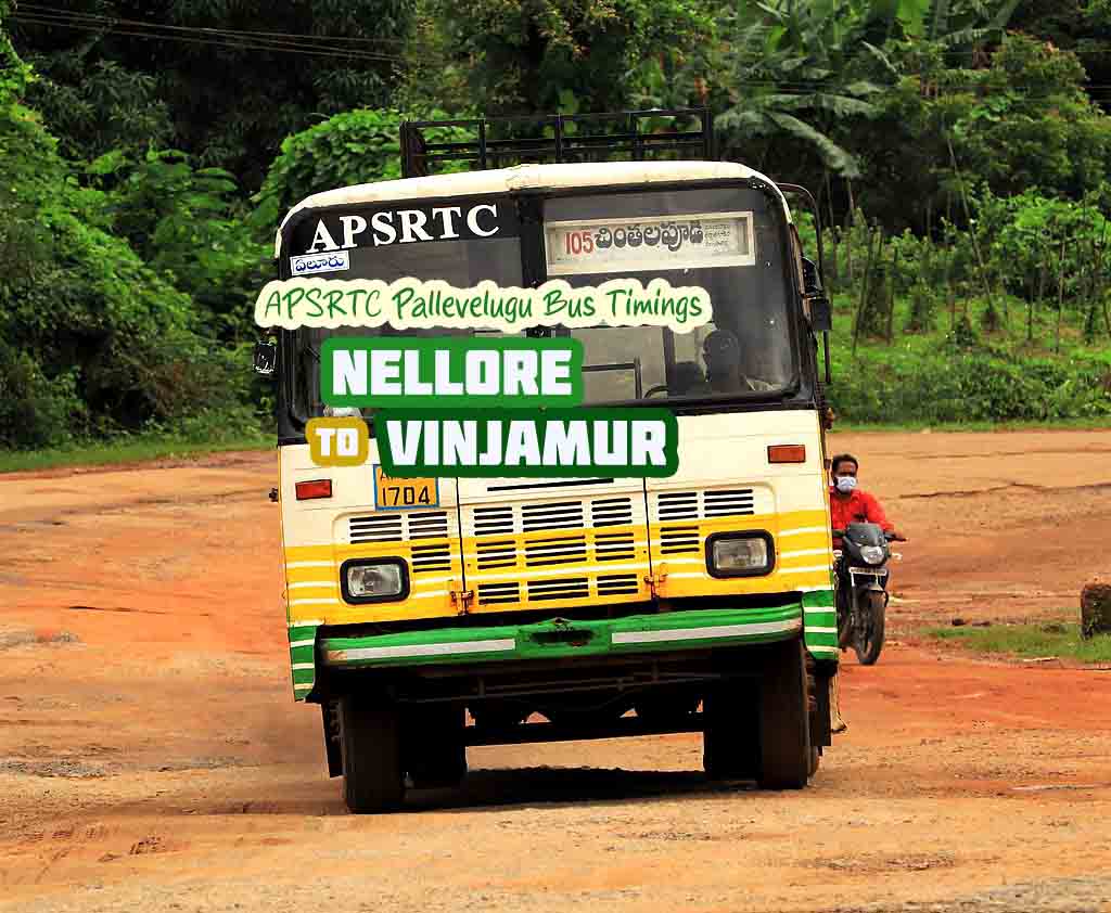 Nellore to Vinjamur APSRTC Bus Timings