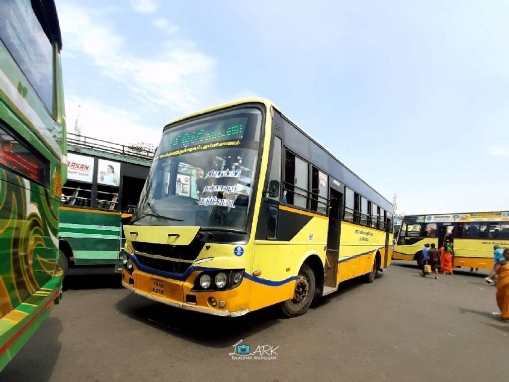 Trichy to Pattukkottai Bus Timings TNSTC TN 68 N 0736