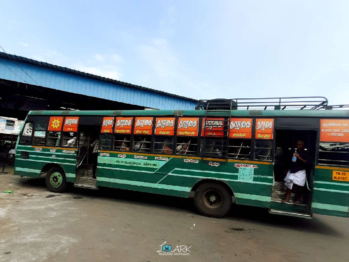 Karur to Pudukkottai Bus Timings (via Manapparai, Tharagampatti) TNSTC TN 55 N 0787