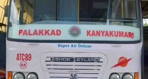 Palakkad to Kanyakumari Bus Timings KSRTC Minnal Deluxe ATC 89