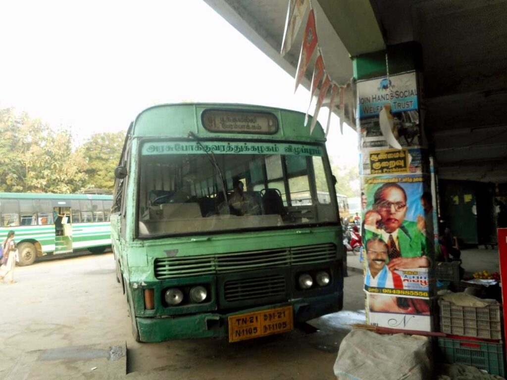 TNSTC Bus Timings from Arakkonam