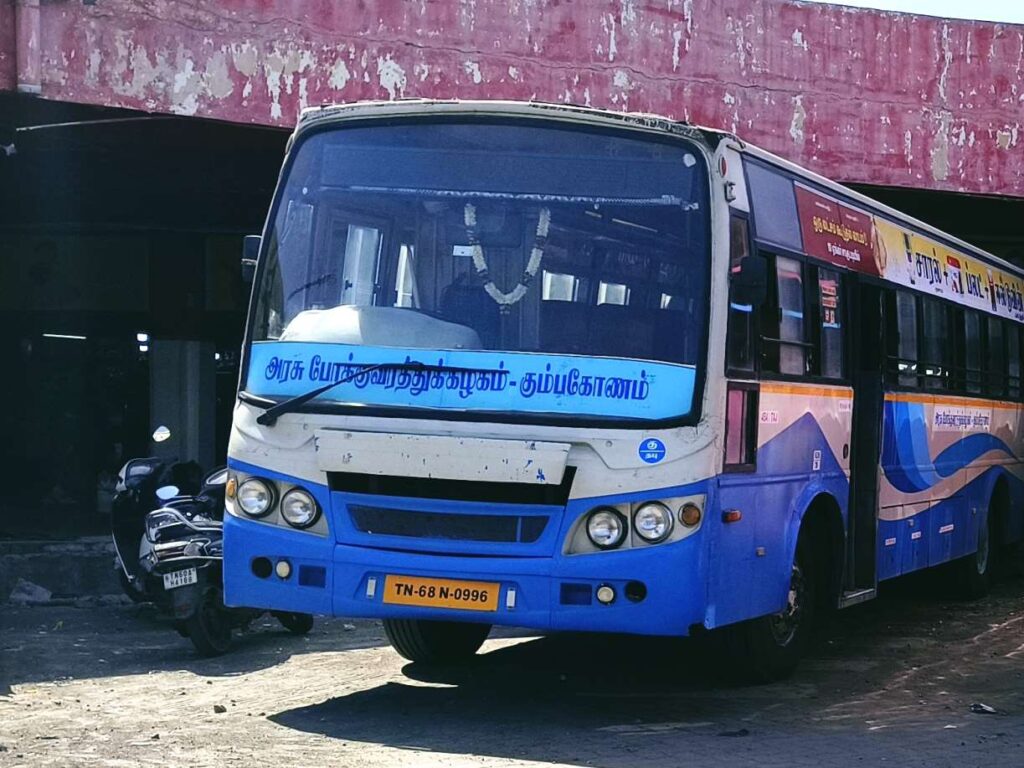 Madurai to Thiruvaiyaru Bus Timings TNSTC TN 68 N 0996