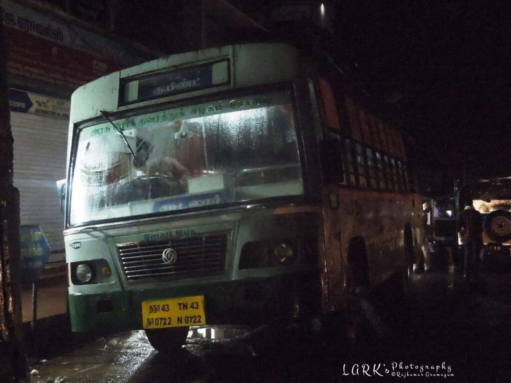 Gudalur to Guynd Bus Timings TNSTC TN 43 N 0722