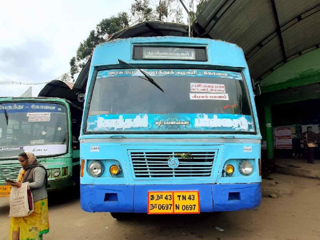 Kotagiri to Mullai Nagar Bus Timings TNSTC TN 43 N 0697