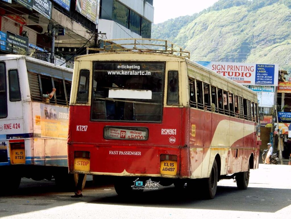 Vaikom to Pooppara Bus Timings KSRTC RSM 961