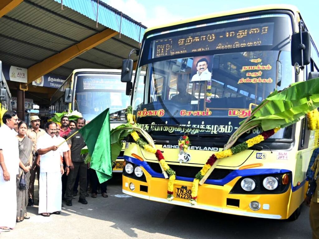Yercaud to Madurai Bus Timings TNSTC TN 30 N 2230