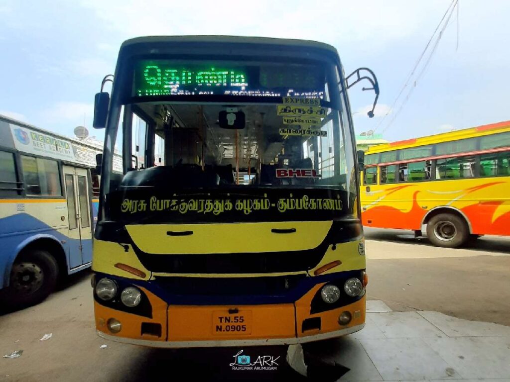 TNSTC Bus Timings from Thondi Bus Stand