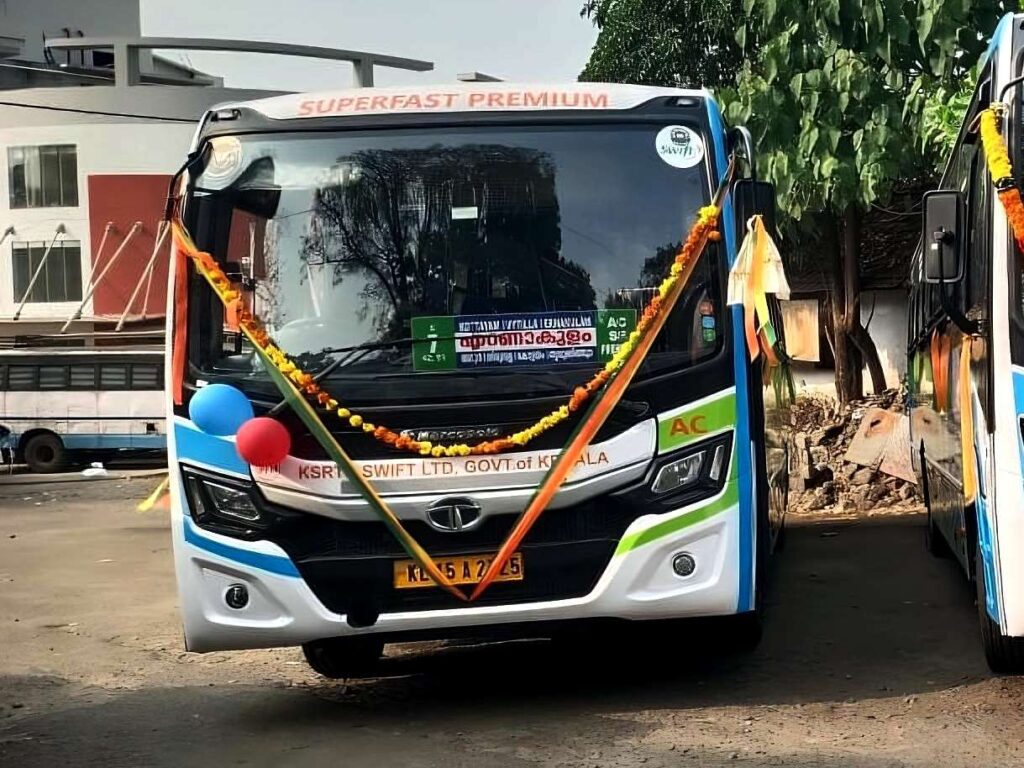 Pathanapuram to Ernakulam Bus Timings - KSRTC AC Super Fast