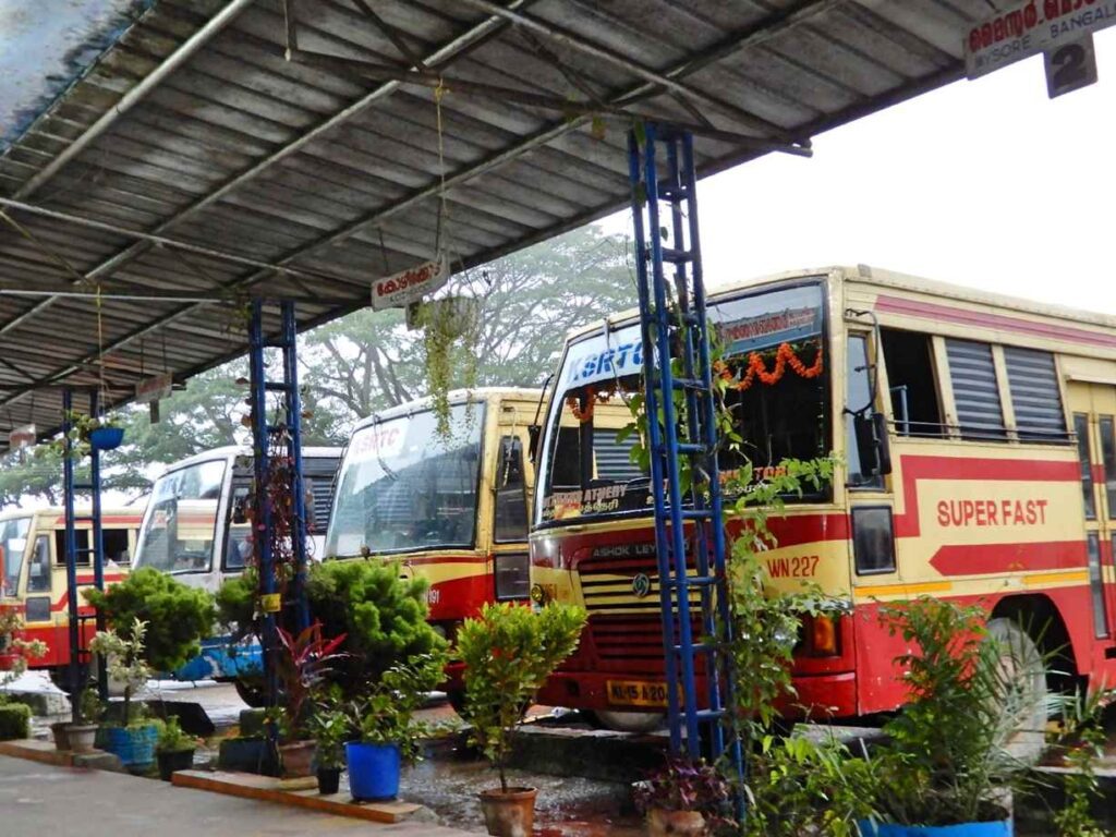 KSRTC Bus Timings from Sulthan Bathery Bus Stand