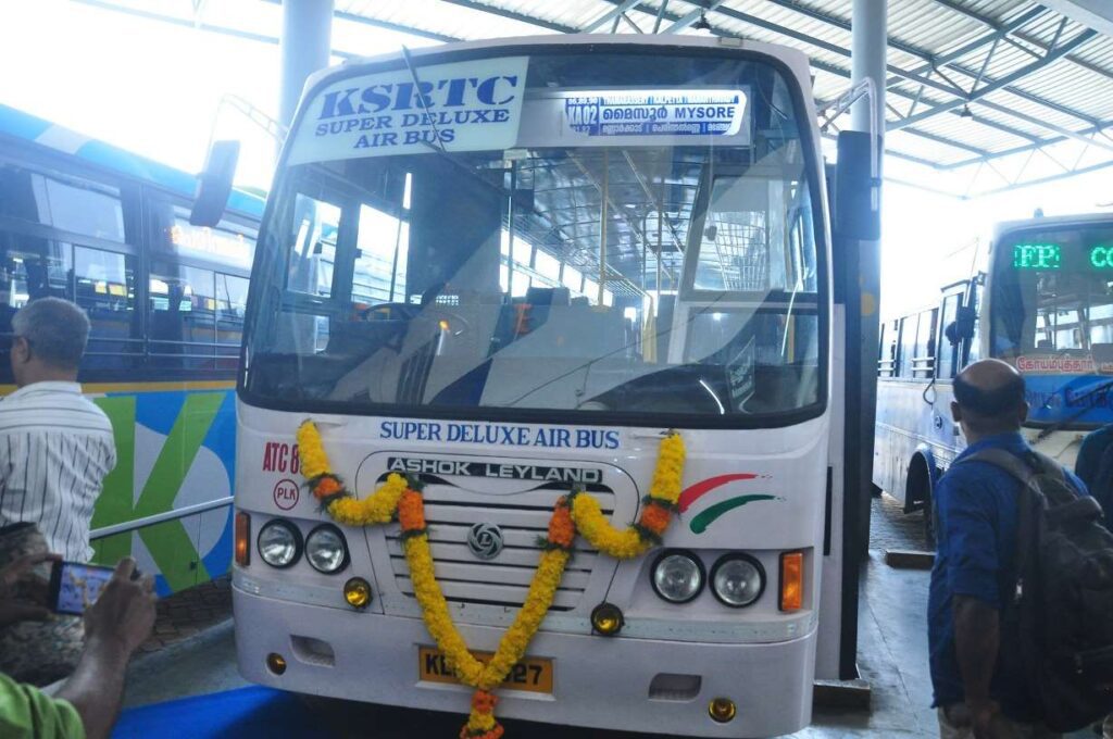 Palakkad to Mysore Bus Timings KSRTC ATC 85