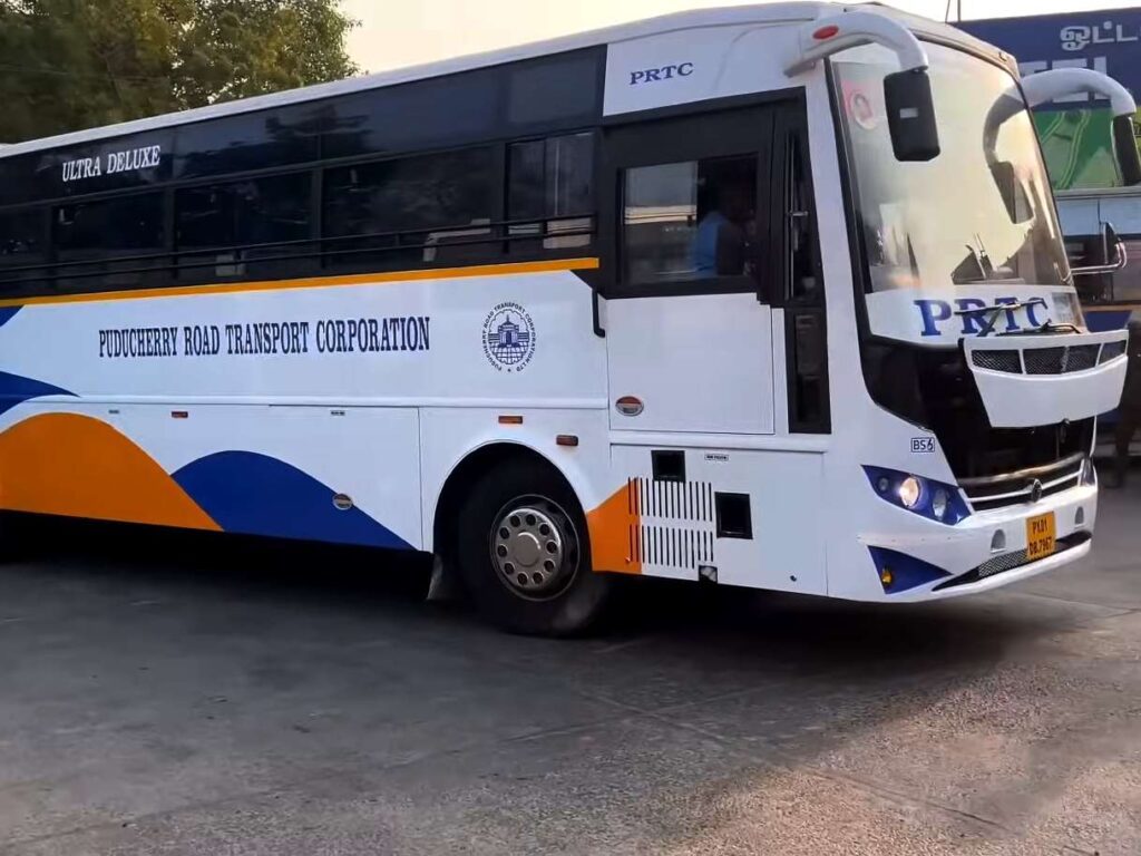 PRTC Puducherry to Mahe Bus Timings, route, bus fare details.