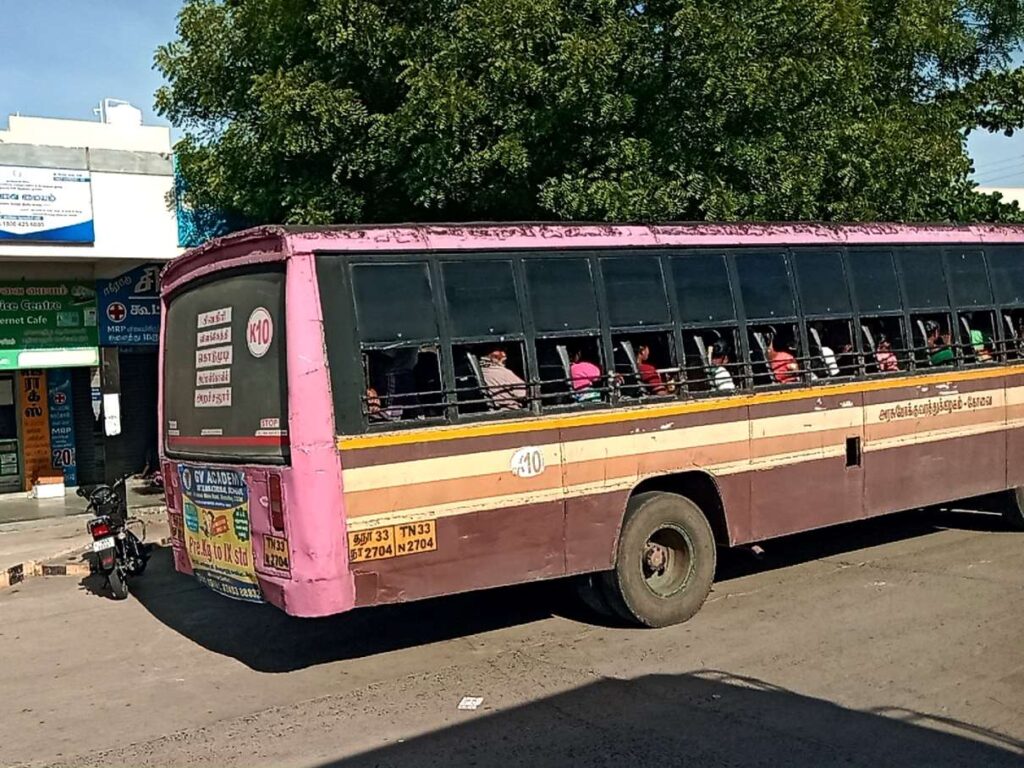 Sivagiri Bus Stand Bus Timings, TNSTC and Private Bus Timings to near by towns and cities.