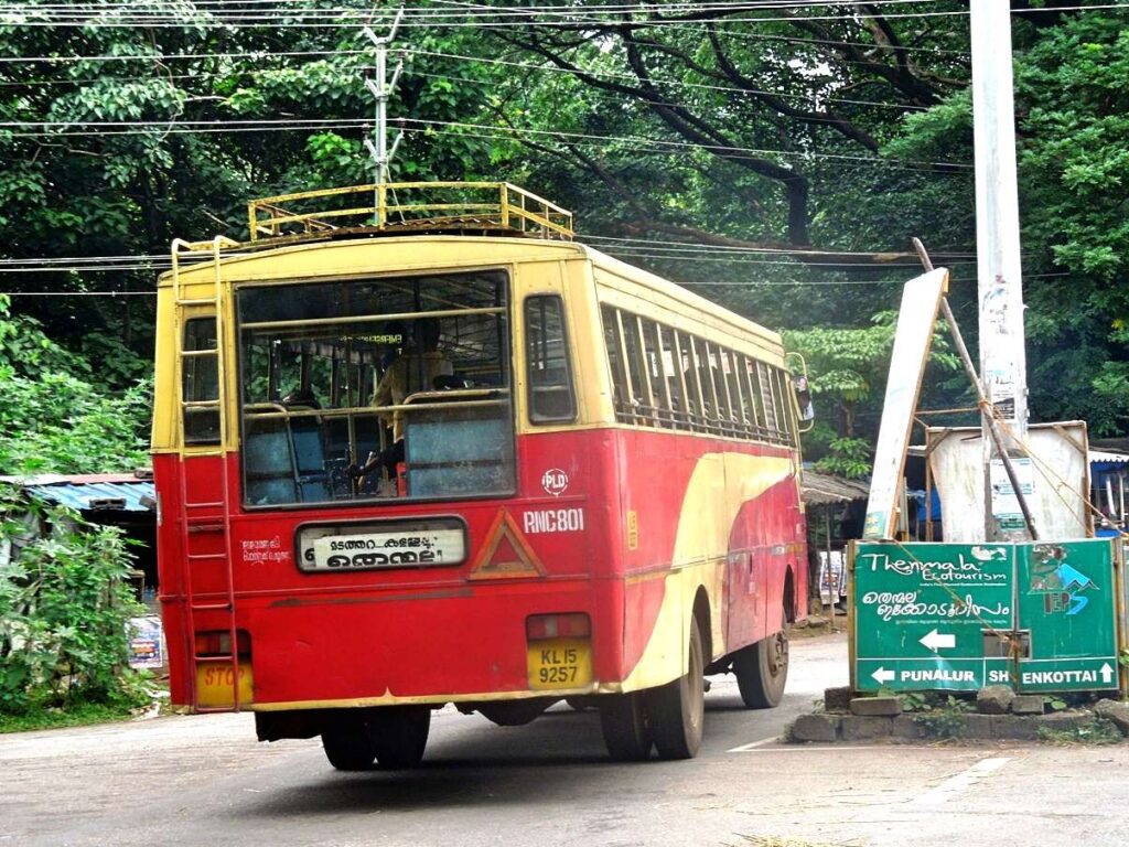 Aryankavu to Thiruvananthapuram Bus Timings KSRTC Fast Passenger