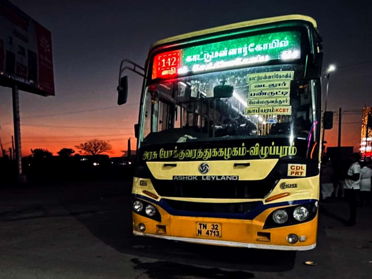 Chennai to Kattumannarkoil Bus Timings TNSTC TN 32 N 4713