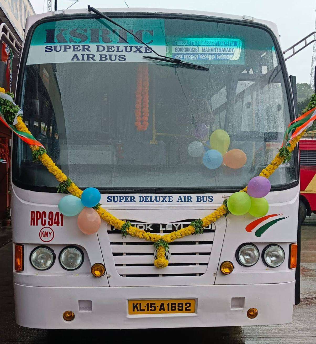 Kumily to Mananthavady Bus Timings KSRTC Super Deluxe