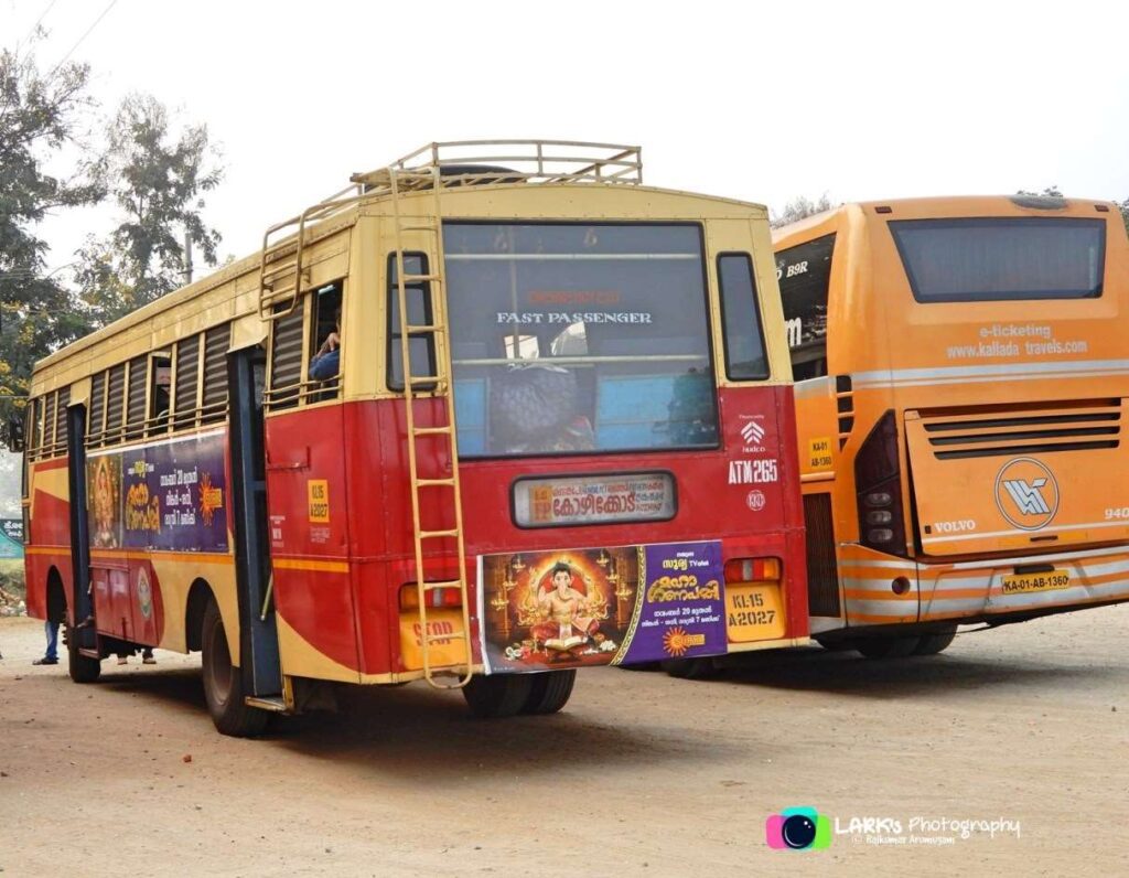 Bus Timings from Kozhikode to Tamil Nadu & Karnataka KSRTC, SETC, TNSTC