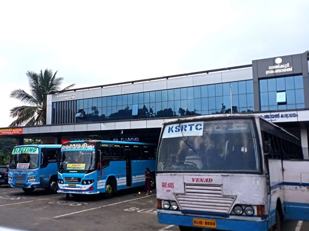 Bus Timings from Murickassery Bus Stand KSRTC and Private