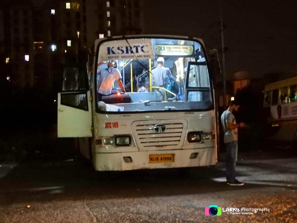 Coimbatore to Kasaragod Bus Timings KSRTC Super Deluxe ATC 149