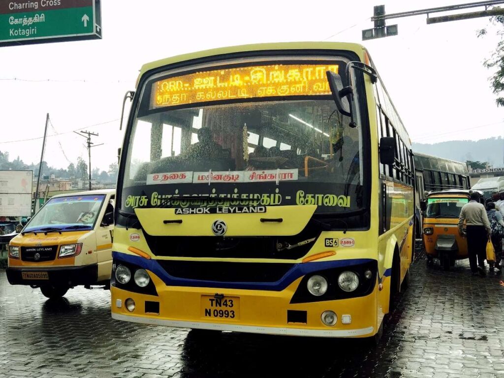 Ooty to Singara Bus Timings TNSTC TN 43 N 0993