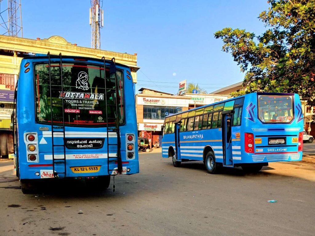 Bus Timings from Meppadi Bus Stand - Kerala Private Bus Timetable