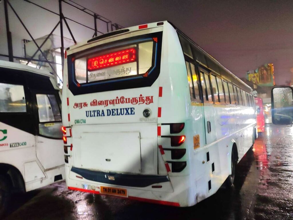 Chennai to Tuticorin Bus Timings - SETC Bus Schedule