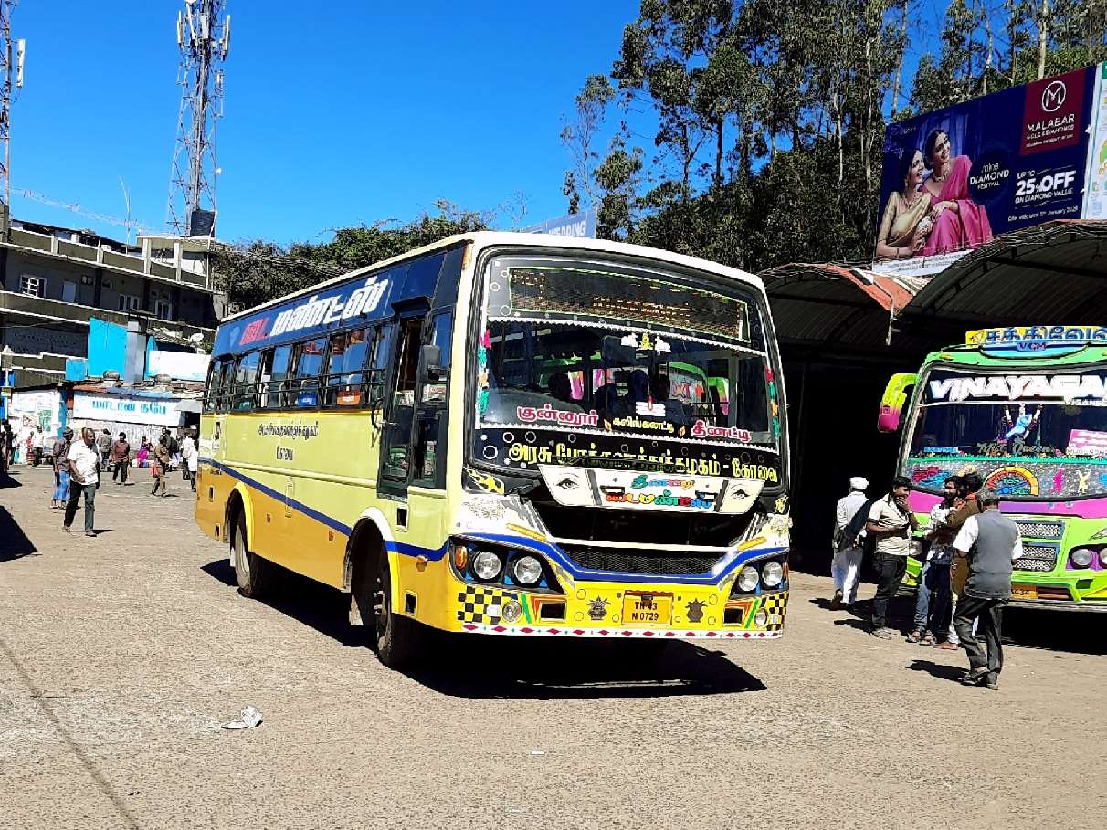 Coonoor to Dheenatty Bus Timings TNSTC Bus Schedule TN 43 N 0729