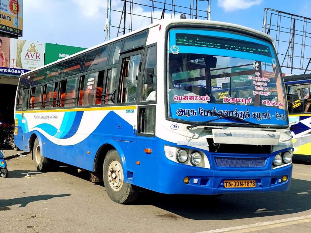Dharmapuri to Vathalmalai Bus Timings TNSTC TN 30 N 1878