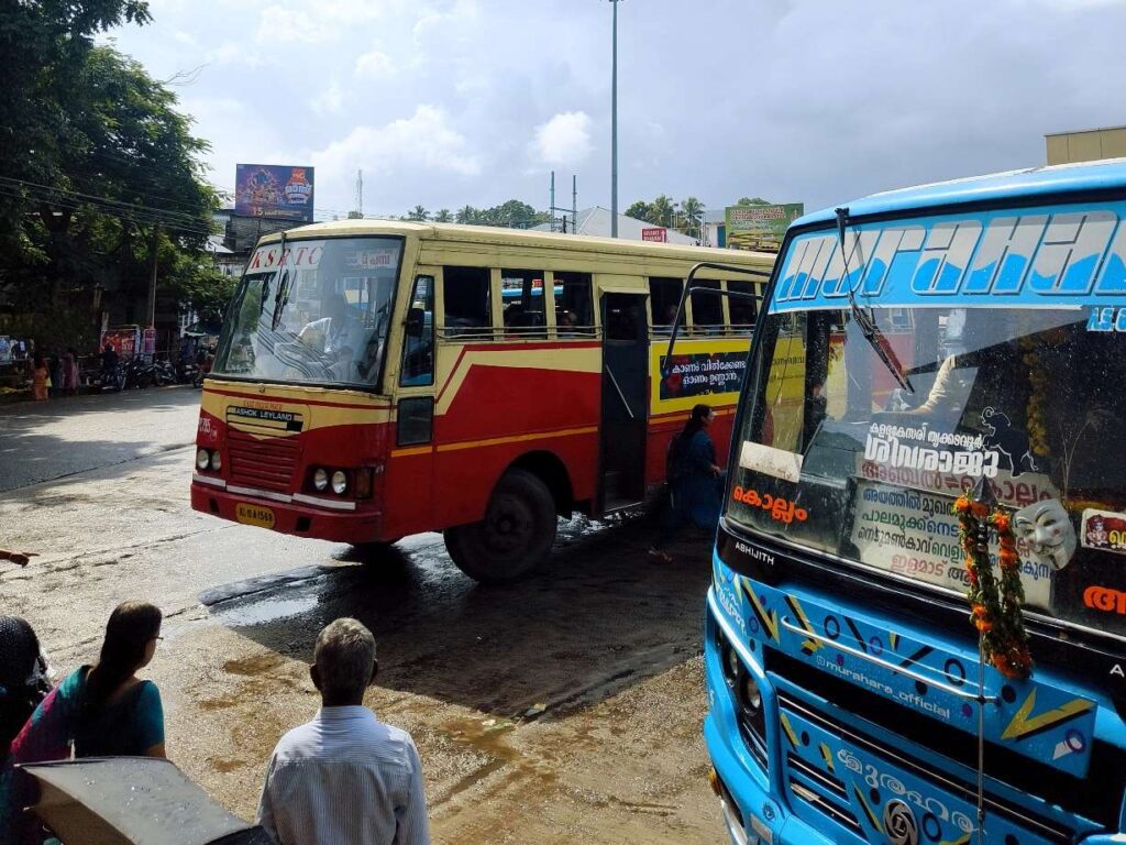 KSRTC Bus Timings from Anchal Bus Stand