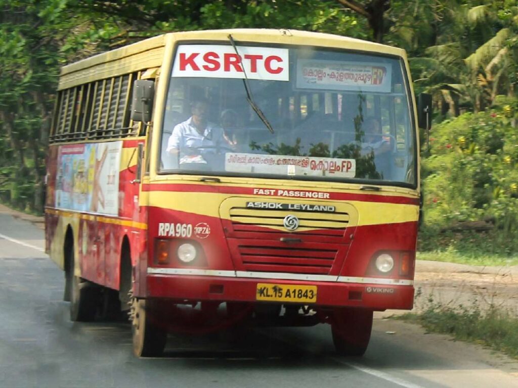 Kulathupuzha to Cherthala Bus Timings KSRTC Fast Passenger RPA 960