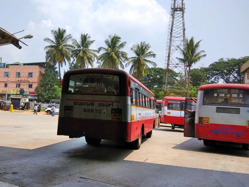 KSRTC Bus Timings from Kushalnagar Bus Stand