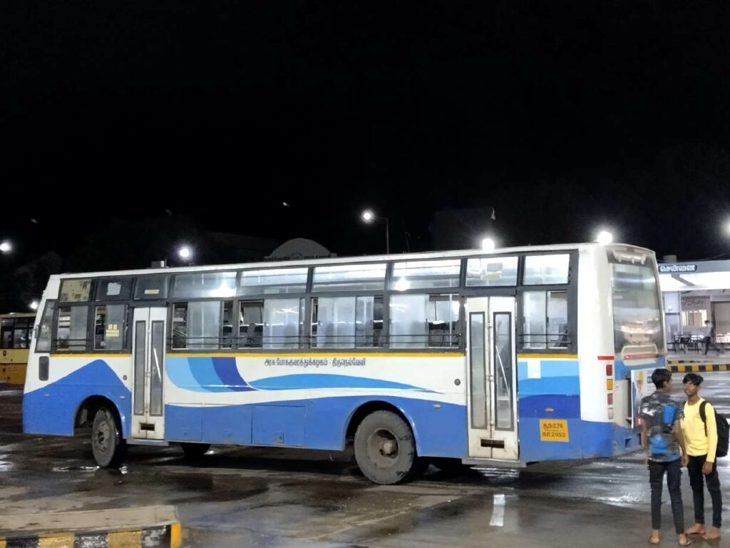 Nagercoil to Kodaikanal Bus Timings - TNSTC Bus Schedule