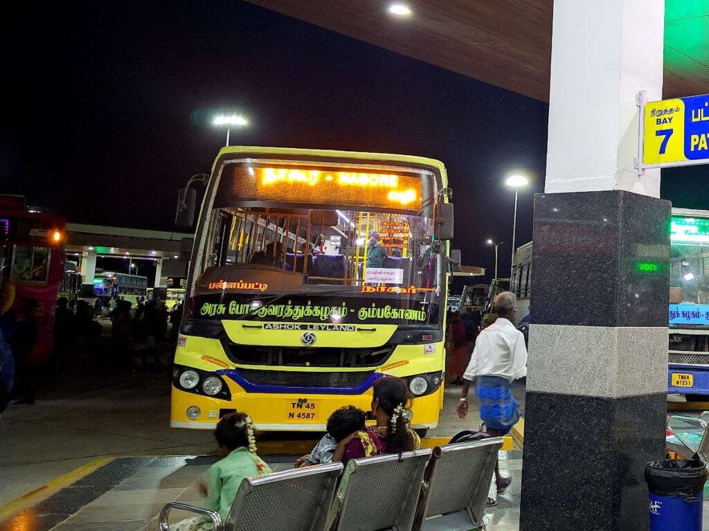 Pallapatti to Nagore Bus Timings - TNSTC TN 45 N 4587