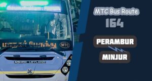 Perambur to Minjur Bus Timings - MTC Bus Route 164