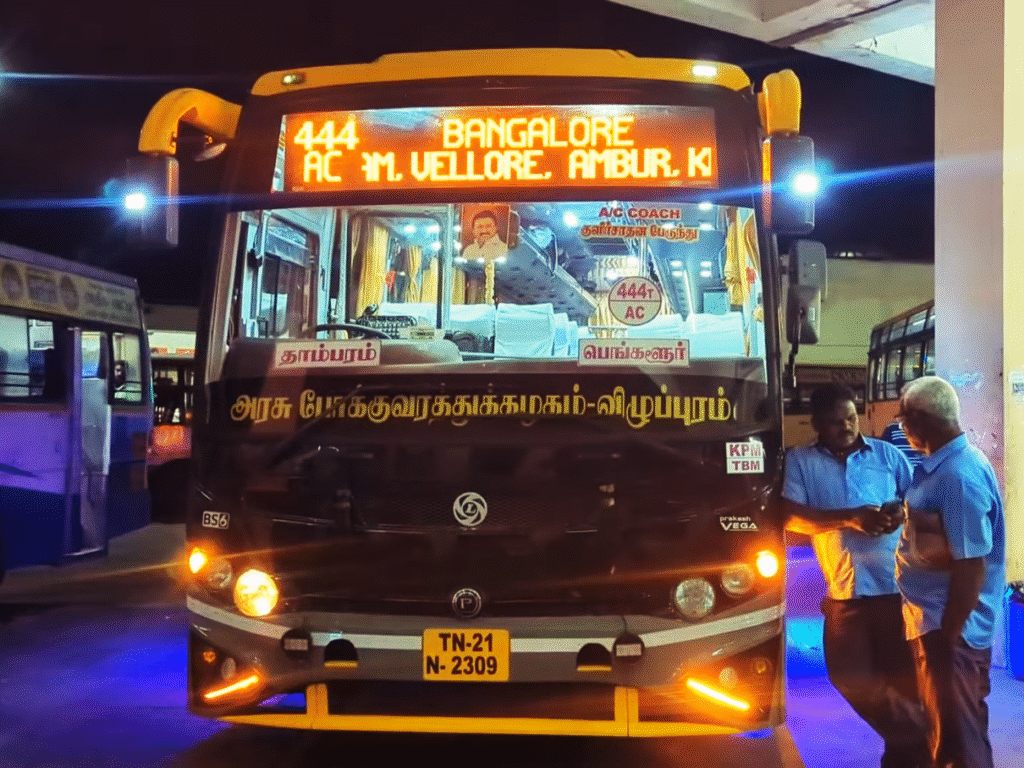 Tambaram to Bangalore Bus Timings - TNSTC Bus Schedule