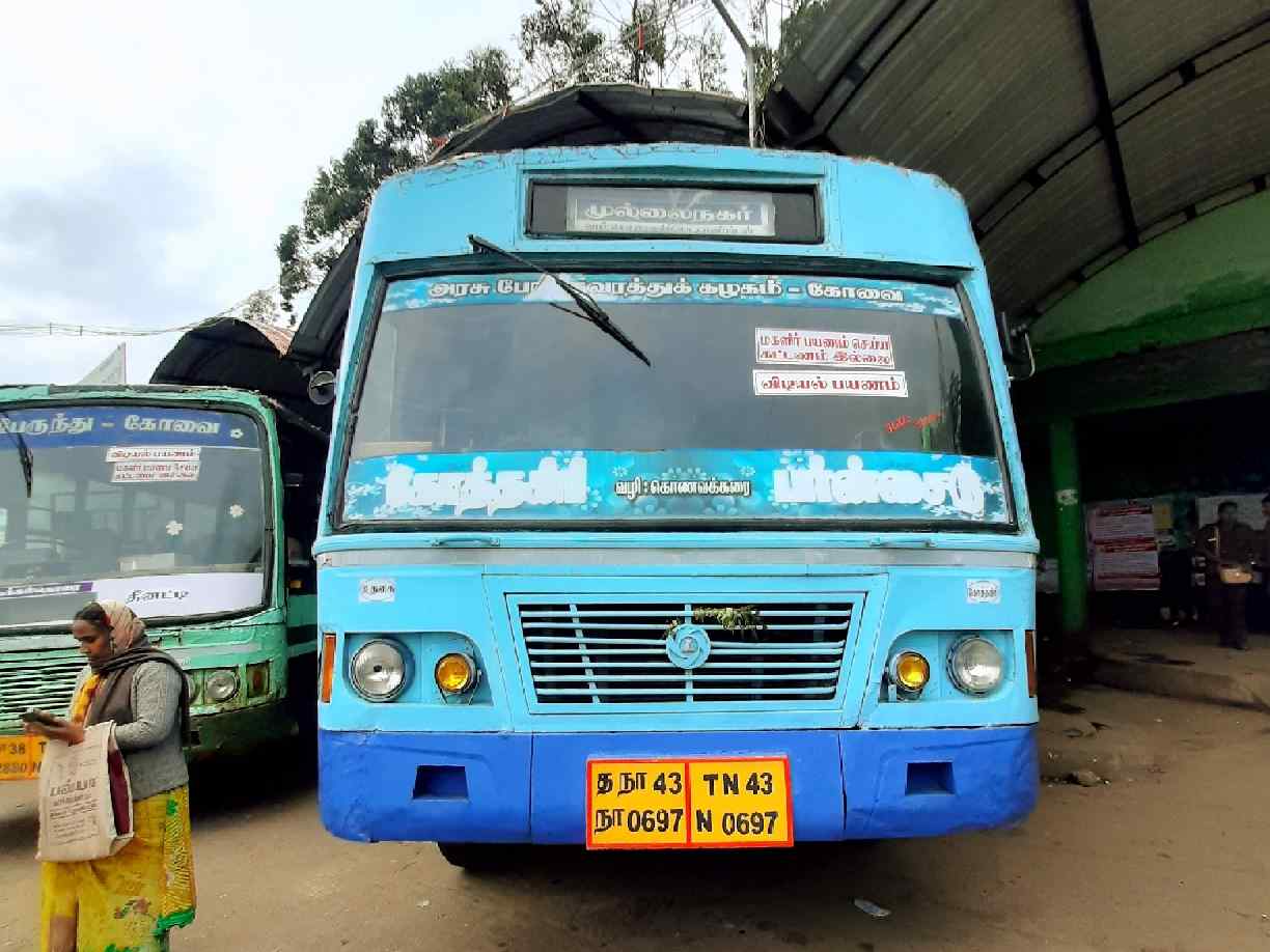 TNSTC Bus Timings from Kotagiri Bus Stand (Local Routes)