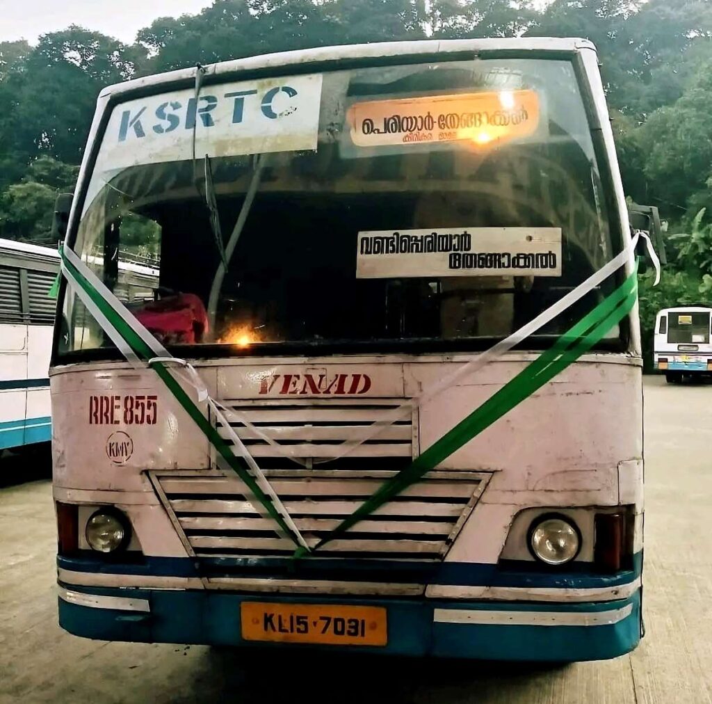 KSRTC Periyar to Thengakal Estate Bus Timings